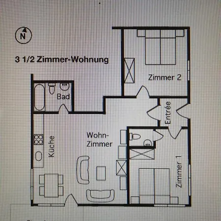 公寓 Ferienwohnung Grieder